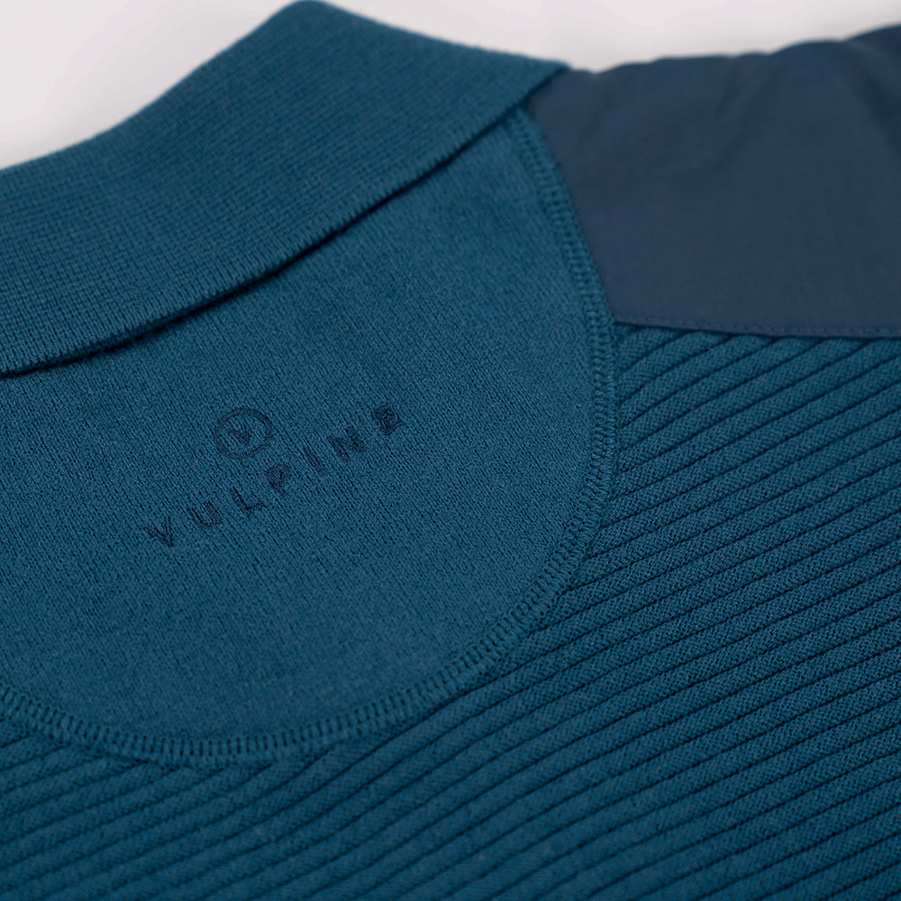 Vulpine | Womens Merino Blend Lux Zip Jacket (Petrol)