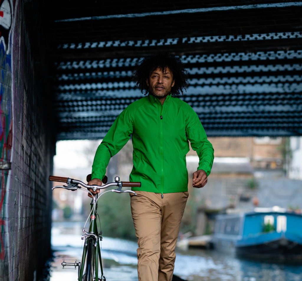 Portixol lightweight fully waterproof jacket in Vulpine Green