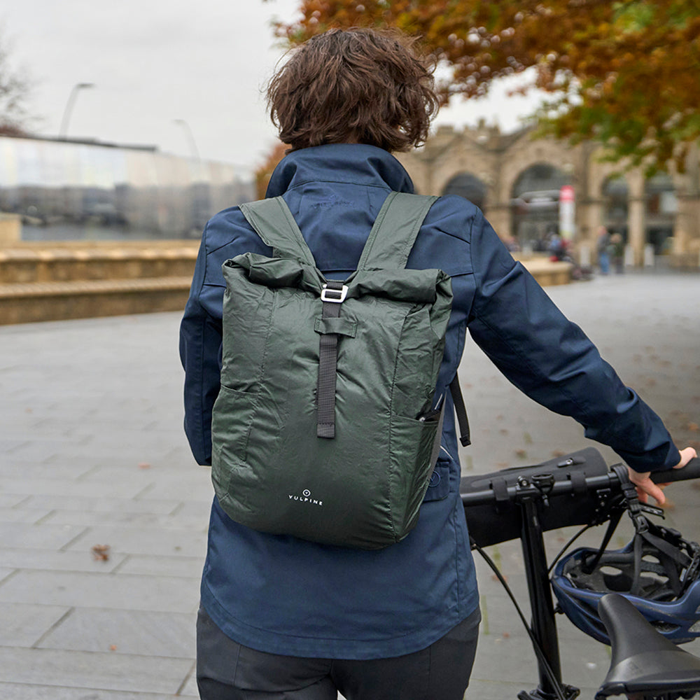 Vulpine Finnieston Packable Backpack (Dark Green)