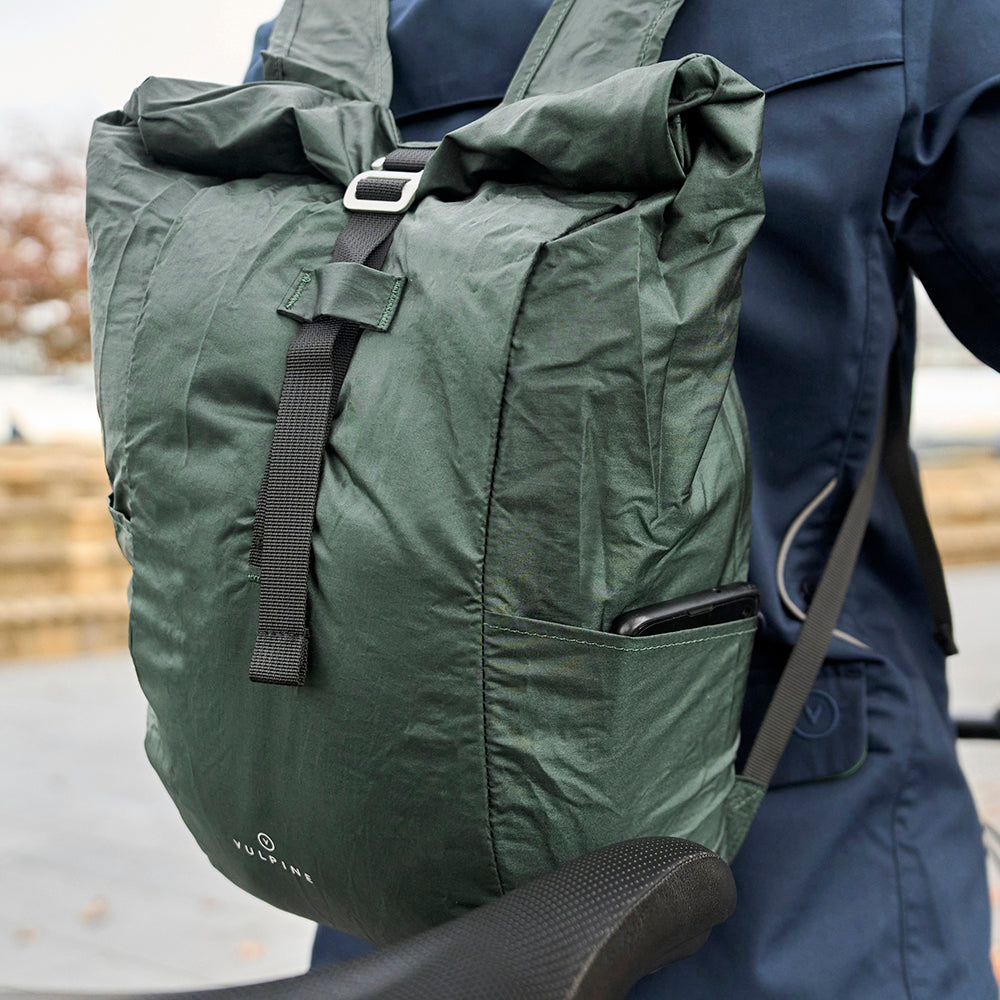 Vulpine Finnieston Packable Backpack (Dark Green)