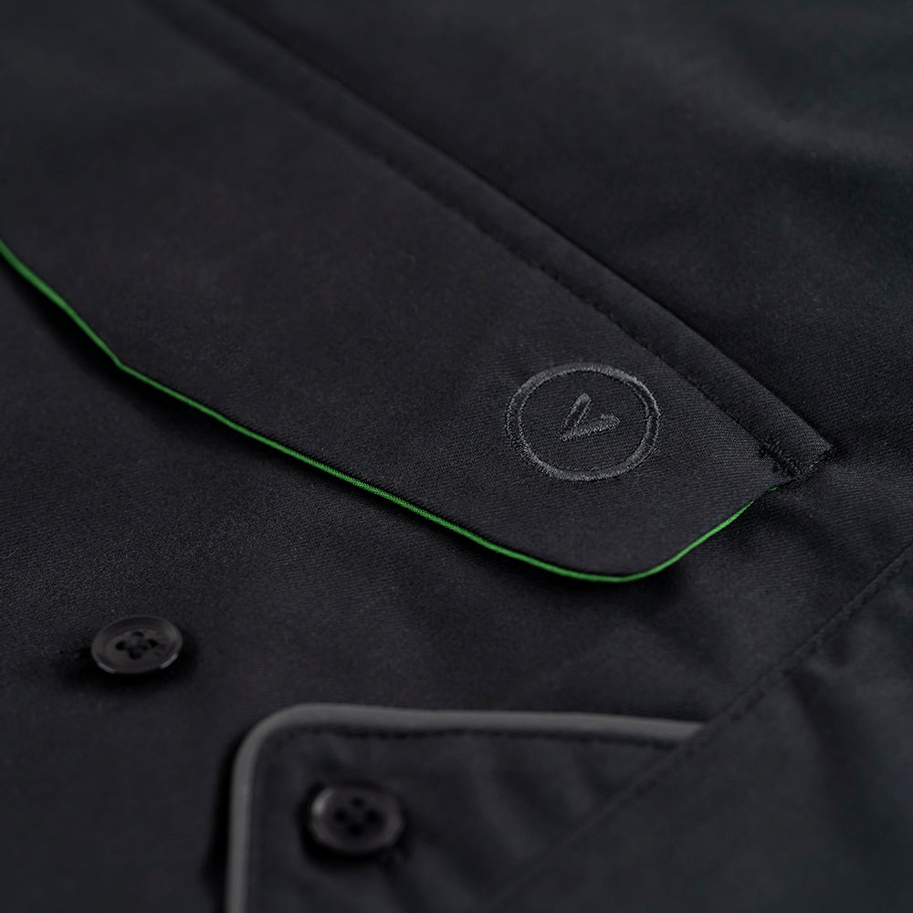 Vulpine Mens Harrington II Jacket (Charcoal)