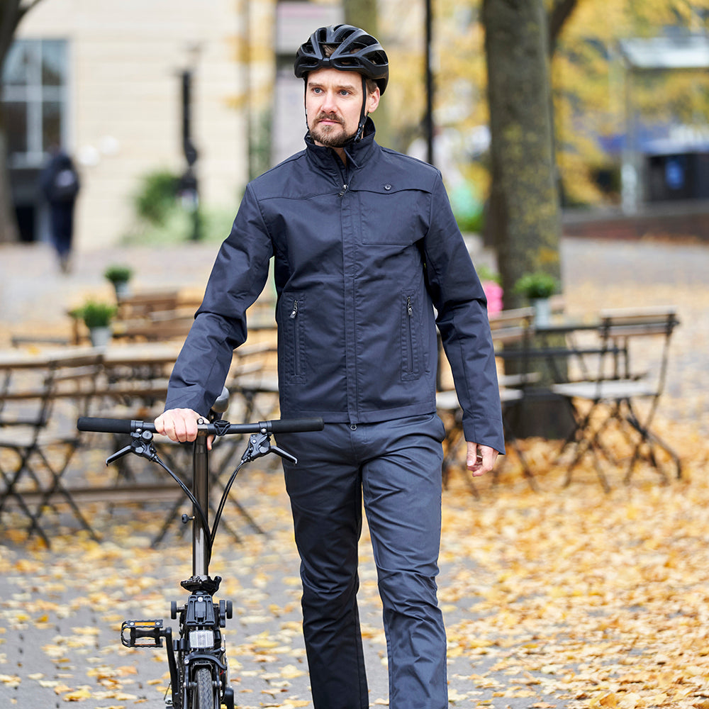 Vulpine Mens Harrington II Jacket (Navy)