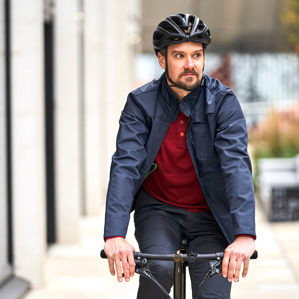 Vulpine Mens Harrington II Jacket (Navy)