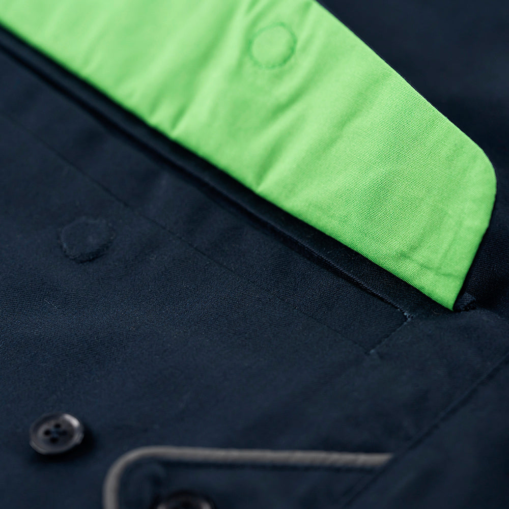 Vulpine Mens Harrington II Jacket (Navy)