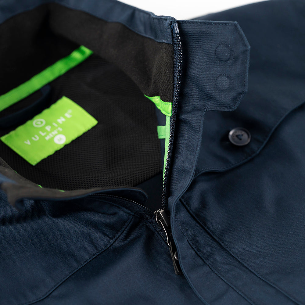 Vulpine Mens Harrington II Jacket (Navy)