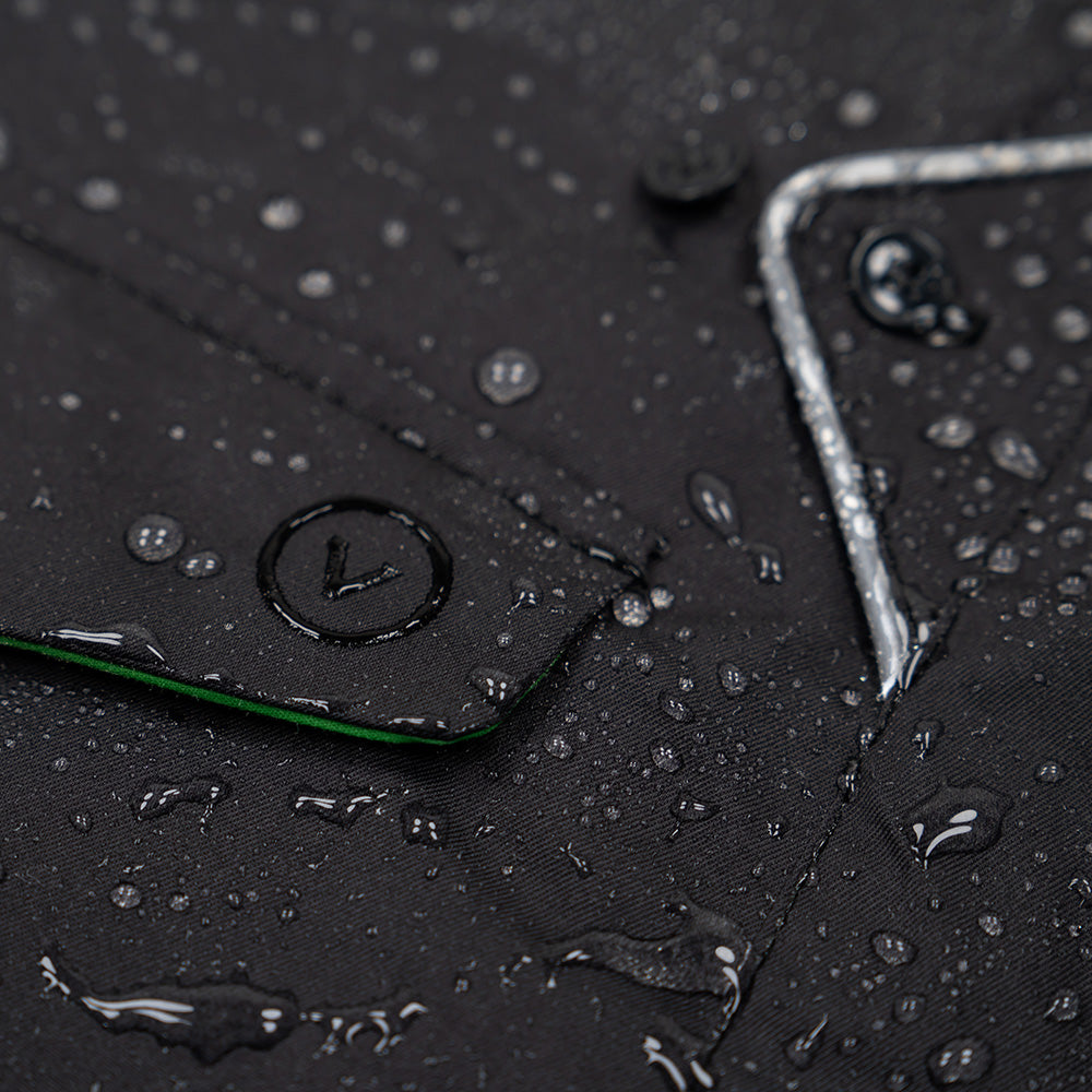 Vulpine | Mens Harrington Rain Jacket (Charcoal)