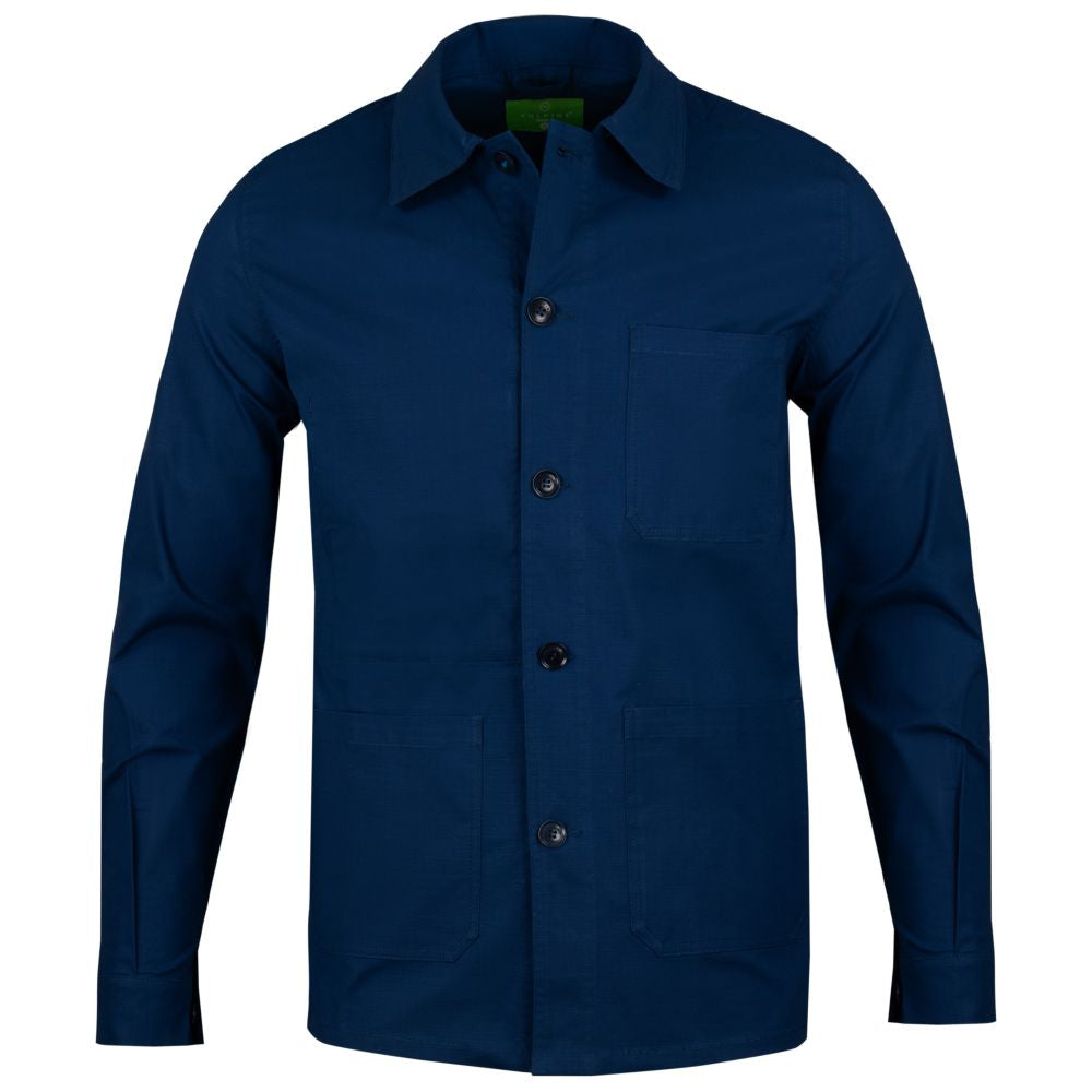 Vulpine | Mens French Workers Jacket (Oxford Blue)