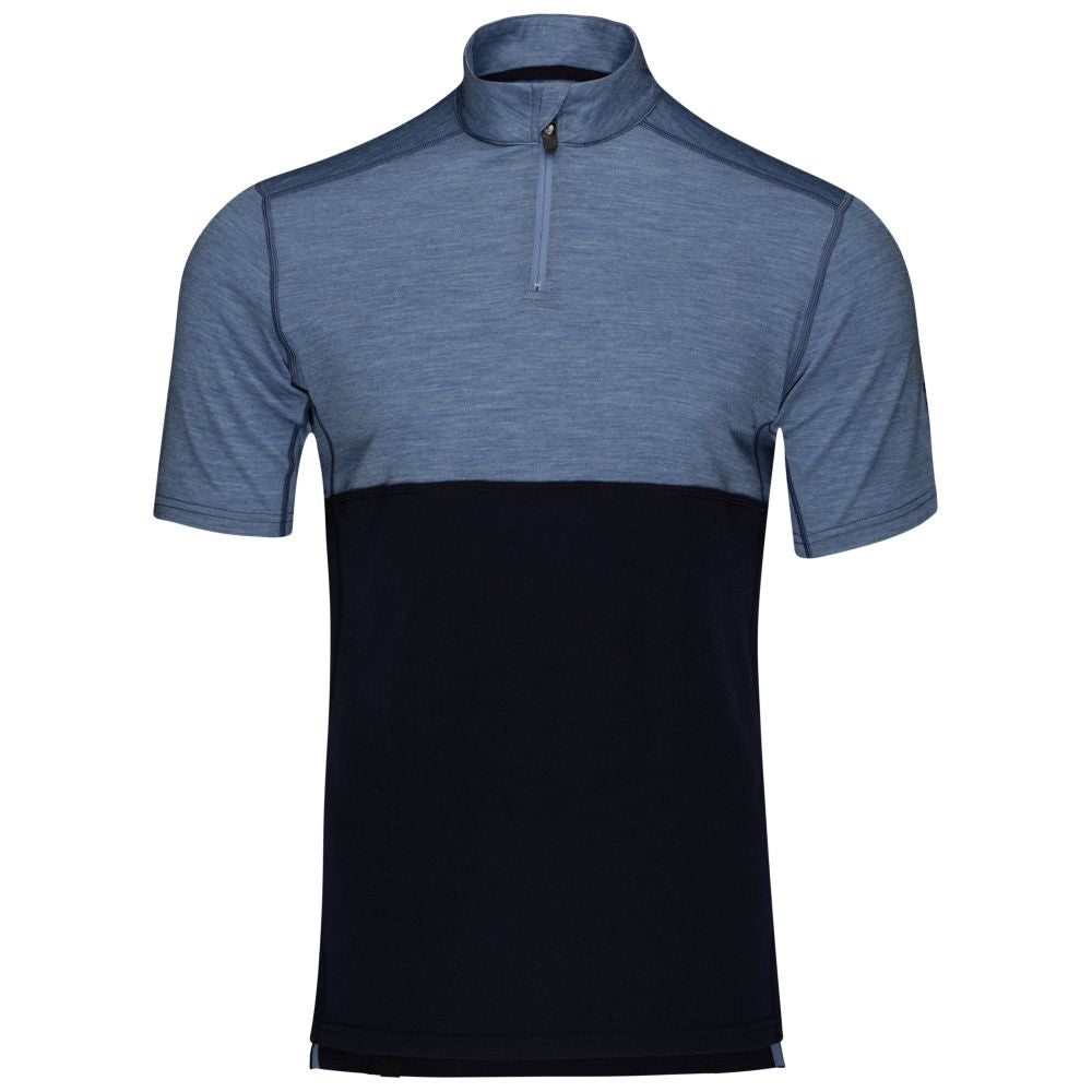 Vulpine Mens Merino City Jersey (Denim/Navy) - Main Image