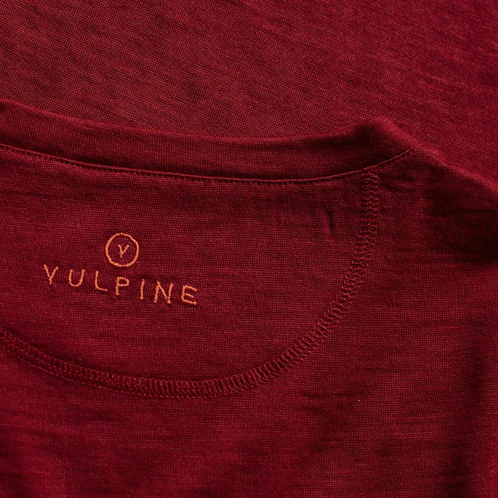 Vulpine | Mens Merino Long Sleeve Crew (Biking Red)