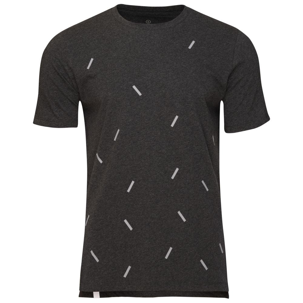 Vulpine | Mens Speck Organic Cotton T-Shirt (Charcoal Melange)