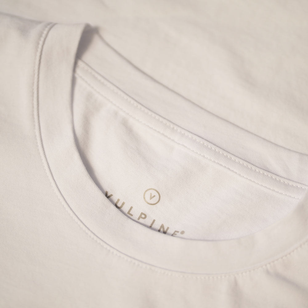 Vulpine | Mens Speck Organic Cotton T-Shirt (White)