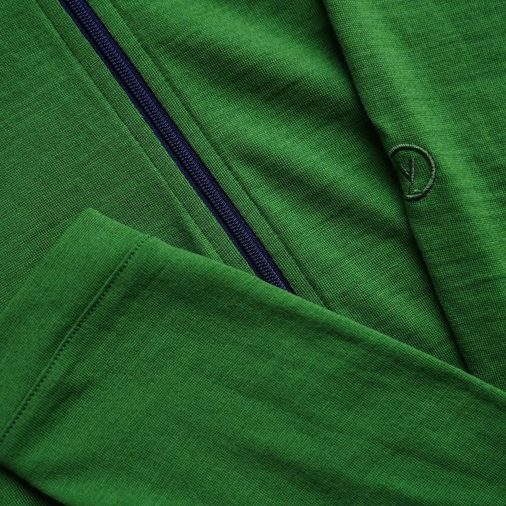 Vulpine | Womens Alpine Merino Blend Long Sleeve Jersey (Vulpine Green/Classic Navy)