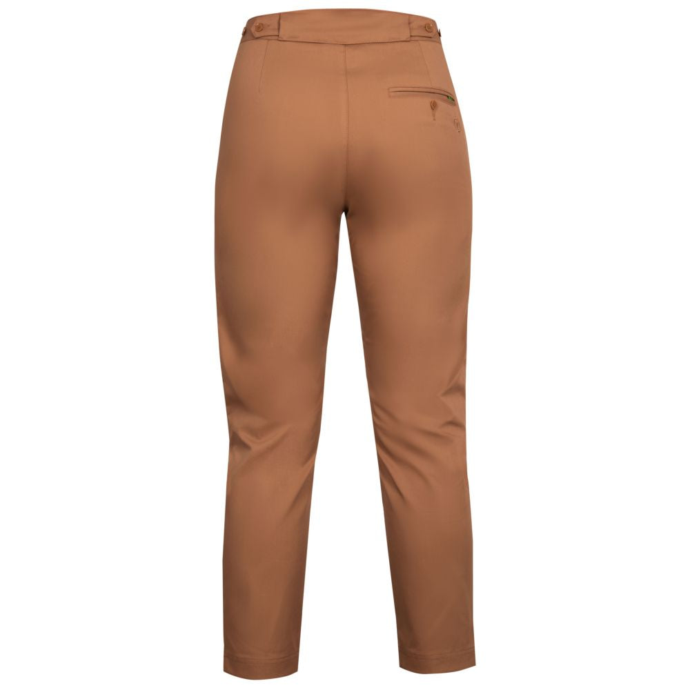 Vulpine | Womens City Ankle Trousers (Tan)