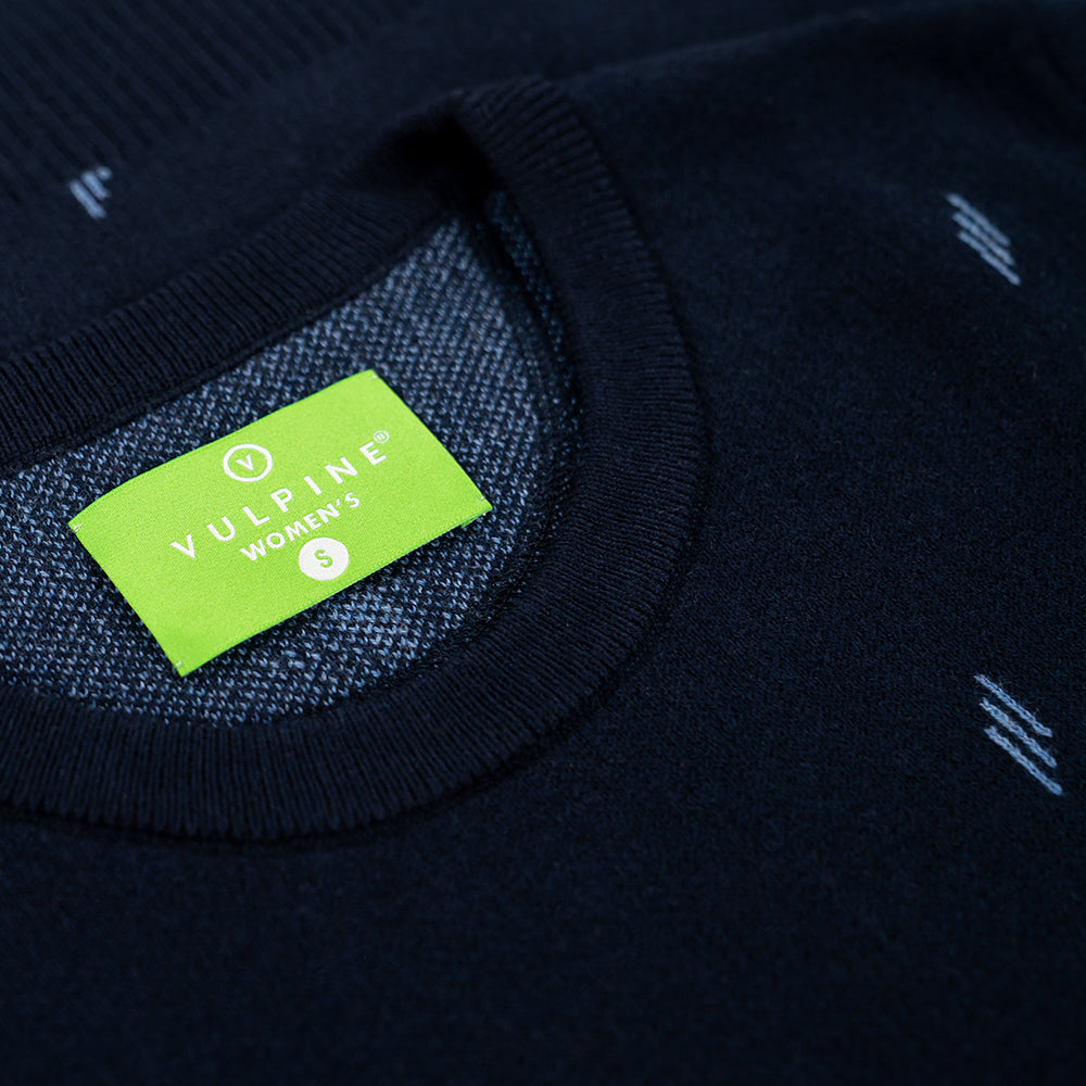 Vulpine | Womens Merino 3 Dash Lux Sweatshirt (Navy)