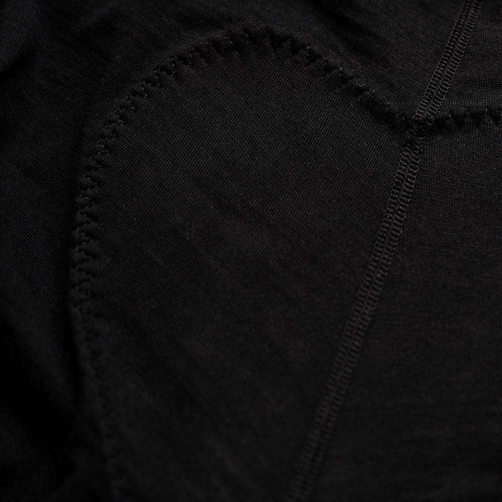 Vulpine | Womens Merino Padded Boy Shorts (Black)