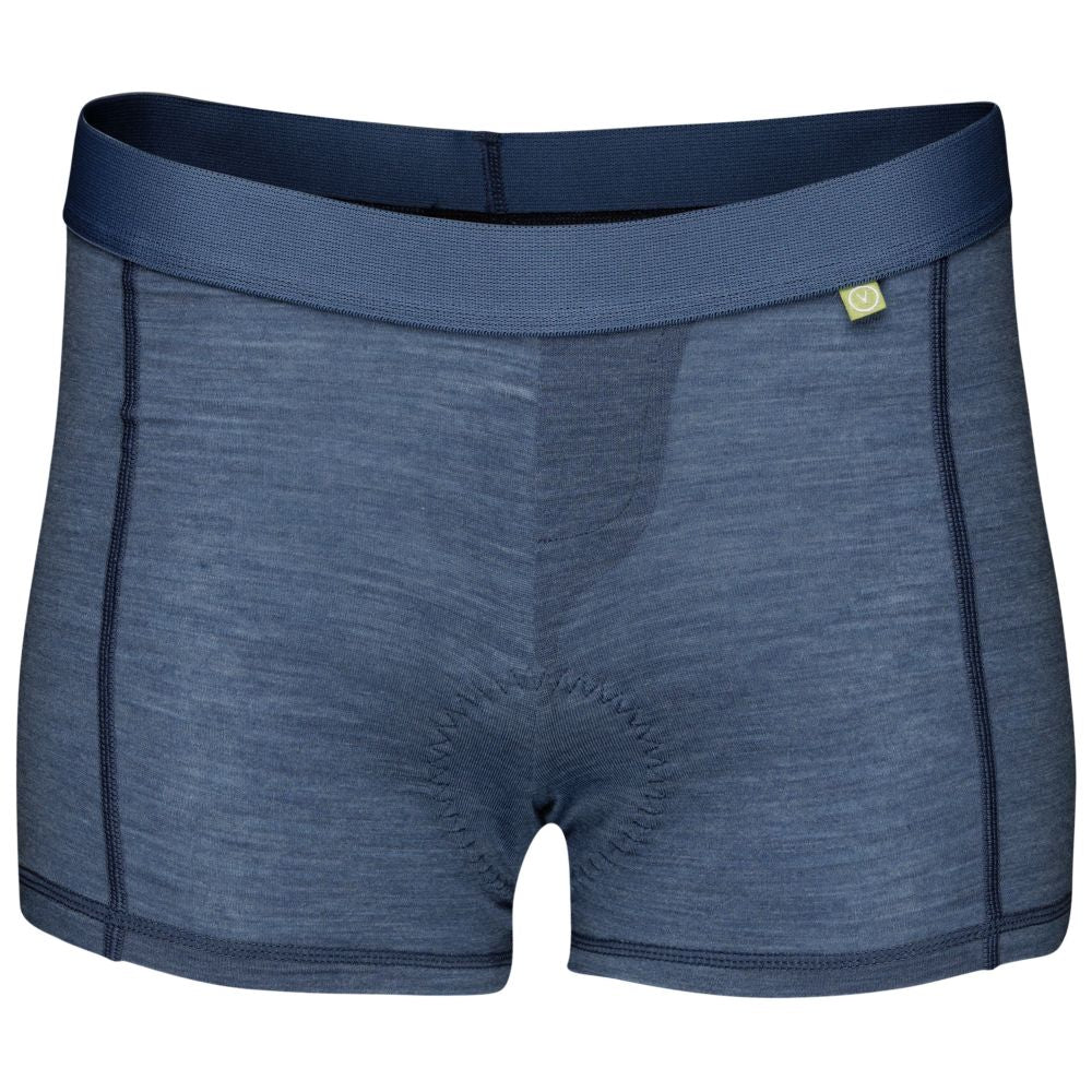 Vulpine Womens Merino Padded Boy Shorts (Denim)